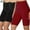 008 Wine, variant on Hvot&aat 3PC Women's Tummy Control Leggings Solid Color High Waisted Shorts Yoga Sport Stretchy Leggings