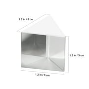 WORGEOUS 4-Pack Clear Triangular Prism Set for Kids Science Experiments, Transparent Optical Prisms for Learning