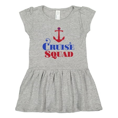 

Inktastic Cruise Squad in Red and Blue Girls Toddler Dress