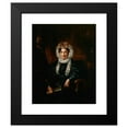 thumbnail image 2 of Rafał Hadziewicz 20x24 Black Modern Framed Museum Art Print Titled - Portrait of Barbara Brodowicz (1834), 2 of 5