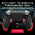 thumbnail image 2 of Controlador De Juegos Controlador Vibration 6-Axis Game Gamepad inalámbrico para PS4 NS Switch Black Likrtyny Para estrenar, 2 of 9