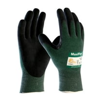 PIP ATG 34-8743/L Large MaxiFlex Cut, Green Eng Yarn, Blk Gloves