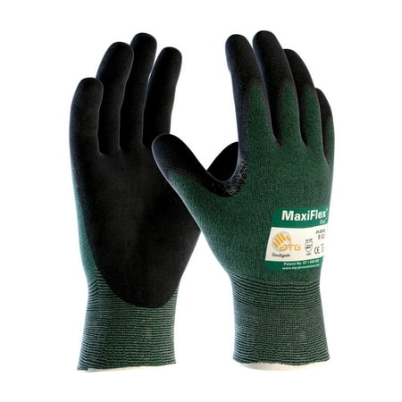 

PIP ATG 34-8743/L Large MaxiFlex Cut Green Eng Yarn Blk Gloves