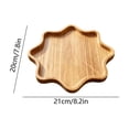 thumbnail image 3 of Christmas Decorations Indoor Outdoor, Shaped Divided Serving Tray for Snack Candy and Nut Mix, Rustic Accent for Table Counter Party, 3 of 6