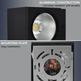thumbnail image 4 of Luxrite LED Outdoor Cube Wall Light, Up-Down Wall Sconce, 3CCT 3000K-5000K, 26W, Aluminum, IP65, ETL, 4 of 7