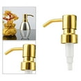 thumbnail image 4 of Metal Soap and Lotion Dispenser Replacement Pump for Hand Sanitize Bathroom Kitchen Accessories - Golden, 4 of 6