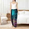 thumbnail image 4 of Logiee Lost Golden Key Print Women Pajama Pants,Comfy Pj Bottom with Pockets & Drawstring,Stretch Casual Sleepwear-Small, 4 of 6