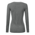 thumbnail image 3 of JJ Perfection Women's Long Sleeve V-Neck Pullover Sweater with Plus Size, 3 of 3