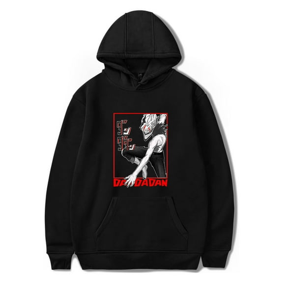 Anime Merch Hoodies Dan Da Dan Casual Hooded Sweatshirt Unisex Pullover Clothing