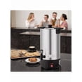 thumbnail image 1 of Commercial Coffee Urn, 100 Cup 15 L Hot Beverage Dispenser With Dripless Faucet, Quick-Brewing Stainless Steel Large Commercial Coffee Maker, For Catering, Business, Party, Church & Restaurant, 1 of 10