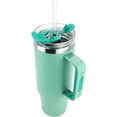 thumbnail image 2 of Drinco 40oz 30oz Tumbler with Handle Vacuum Insulated Stainless Steel-30oz Sage, 2 of 5