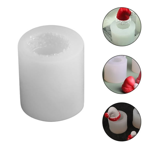 Dytern Xmas Christmas Hat Chocolate Mold DIY Candle Mold Silicone Fondant Mold Silicone Santa Hat Candy Mold