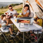 Portable Gas Pizza Oven, Countertop Outdoor Pizza Cooker for Backyard or Camping, Fits Up to 12-Inch Pizza