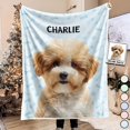 thumbnail image 1 of Custom Pet Photo - Personalized Custom Blanket - Gift For Pet Lovers, Dog, 1 of 9