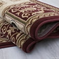 thumbnail image 3 of Allstar Red High-End Ultra-Dense Thickness Weight Woven Traditional Persian. High Quality Area Rug (3' 9" x 5' 3"), 3 of 6
