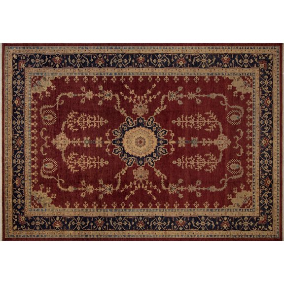 Peshawar Beau Red/Blue Rug, 10'0" x 13'11"