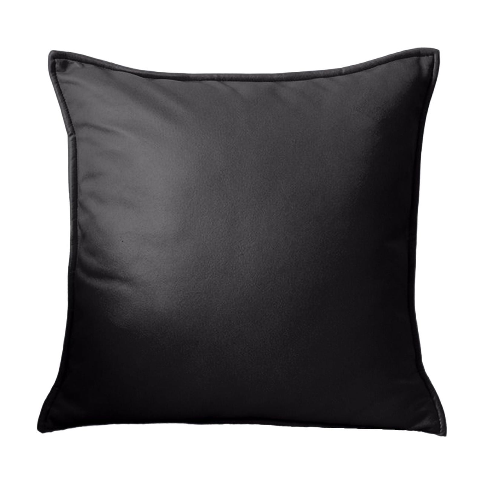Btomtd Solid Color Sofa Pillows 18 x 18, Breathable Couch Pillows and Bed Cushions, Decorative Throw Pillows for Living Room, Bedroom or Outdoor Use, Size 18" x 18", Black
