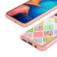 thumbnail image 3 of Samsung Galaxy A50 Case, KAESAR Hybrid Dual Layer Graphic PU Leather Colorful TPU Fashion Protective Cover Armor Case for Samsung Galaxy A50 (Geometric Square Marble), 3 of 4