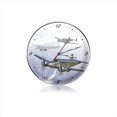 thumbnail image 1 of D-18 Beachcraft Aviation Clock, 1 of 1