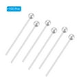 thumbnail image 3 of Uxcell 100 Pcs Silver Plated Ball Head Pins 0.63 inch Wire Head Pins 24 Gauge Brass Head Pins for DIY Craft Jewelry Making, 3 of 7