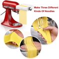 thumbnail image 4 of Pasta Maker Attachment for KitchenAid Stand Mixers -3 in 1 Set Pasta Attachments Includes Pasta Roller, Spaghetti Fettuccine Cutter, Pasta Machine Attachment Accessories for KitchenAid, 4 of 5