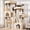 Beige, variant on Globlazer Cat Tree for Large Cats 59" Cat Tower Condo with Scratching Post for Indoor Cats, Light Grey