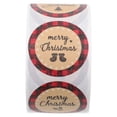 thumbnail image 4 of CIMAXIC Sealing Sticker 1 Roll of Christmas Gift Packing Bag Sealing Sticker Kraft Paper Envelope Label,1.57"X1.57"X0.04", 4 of 4