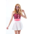 thumbnail image 2 of Black Mesh Rhinestone Heart Vest - Sleeveless Women's Top, 2 of 4