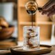 thumbnail image 4 of Vaso de vidrio, taza para bebidas, taza de café, taza de agua a rayas simples, taza de jugo, taza de té con leche, 4 of 5