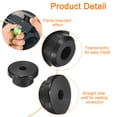 thumbnail image 5 of Uxcell 16Pack Silicone Rubber Grommets 5/8" Drill Hole, 1/4" ID Top Hat Hole Plug Grommet, 5 of 6