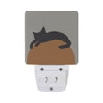 thumbnail image 5 of Yayeee LED Plug in Night Light for The Home with Auto Dusk to Dawn Light Sensors, 2 Pack, Sleeping Black Cat, 5 of 6