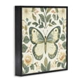thumbnail image 2 of Stupell Industries Bohemian Sage Butterfly and Florals Black Framed Giclee Art, 12 x 12, by Petals Prints Design, 2 of 8