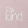 thumbnail image 2 of Dalix Be Kind Embroidered Fleece Relaxed Boxy Fit Long Sleeve Crewneck Sweatshirt Womens in Blush S Small, 2 of 5