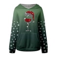 thumbnail image 4 of WILLBEST Sudadera de Mujer Cozy Style de Manga Larga con Capucha y Estampado Festivo, Ideal para Estar Cómoda En Casa y para Actividades Al Aire Libre Mediana, 4 of 5