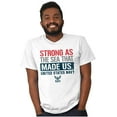 thumbnail image 5 of Strong As Sea United States Navy Men's Graphic T Shirt Tees Brisco Brands L, 5 of 6