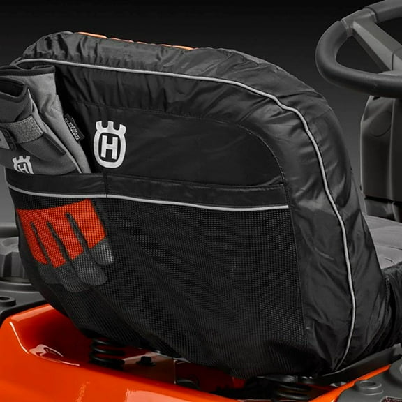 Husqvarna 588208701 Protective Padded Riding Lawn Mower Tractor Seat Cover, Gray