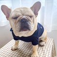 thumbnail image 4 of Bulldog francés bordado algodón perro camisas mascota cachorro camiseta ropa ropa abrigos Tops Namotu CZCW-ZC412-6, 4 of 7