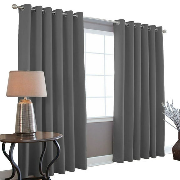 Cortinas Blackout 275cm Ancho X 215cm De Largo En 2 Paneles MELOCOTTON HOGAR 100% Microfibra Poliéster OXFORD