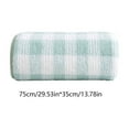 thumbnail image 3 of Ensemble de Literie 3 Pcs Gris Vert Bleu / Drap et Taies d'Oreiller en Fibre de Polyester Lavables à la Machine / Conception Réversible / Textile de Maison Durable Résistant à la Décoloration pour la Déco de Chambre, 3 of 6