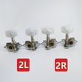 thumbnail image 4 of Bass Tuners Open Gear Machine Heads Tuning Pegs Chrome for P Bass J Bass Guitar Replacement Parts, 4 of 4