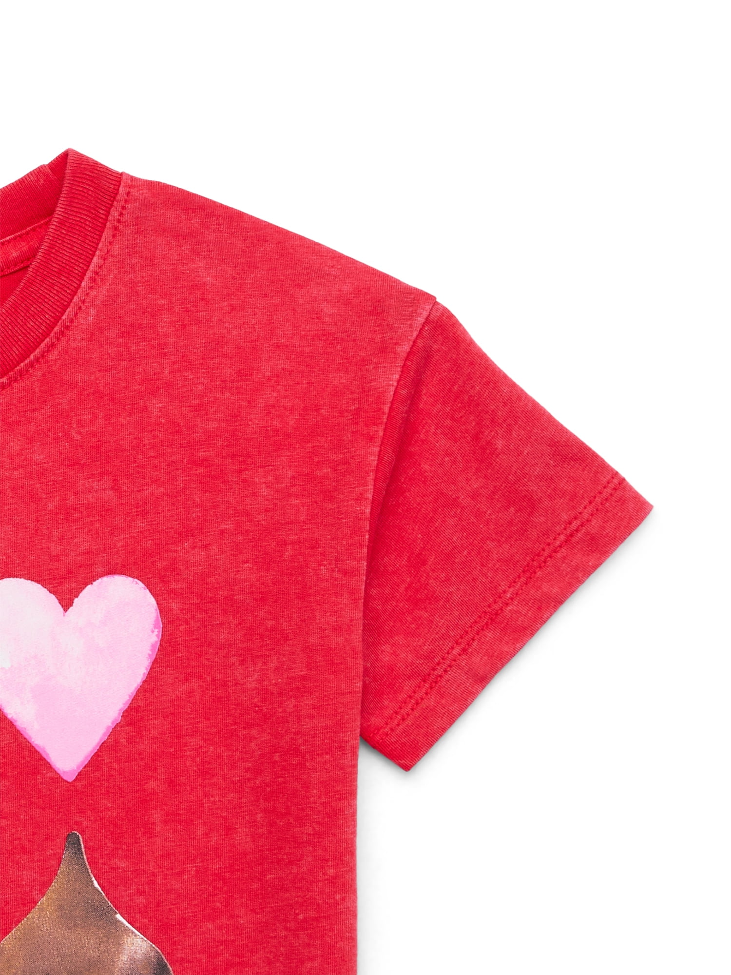 Hershey’s Toddler Valentine’s Day Kisses Graphic Tee, Sizes 12M-5T