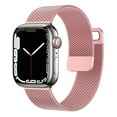 thumbnail image 2 of BXUXOHS (1Pack/2Pack) Milanese Loop Band Compatible with Apple Watch Bands 38mm 40mm 41mm 42mm 44mm 45mm 49mm Adjustable Stainless Steel Metal Mesh Strap for iWatch Series Ultra SE 8 7 6 5 4 3 2 1, 2 of 14