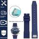 thumbnail image 3 of Correa de caucho FKM con eslabón final de acero de liberación rápida de 20 mm y 21 mm para cronómetro IWC Pilot Mark 20, correa de reloj de caucho fluorado resistente al agua para hombre, 3 of 5