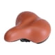 thumbnail image 2 of Asiento de bicicleta cómodo para mujeres y hombres, sillín de bicicleta ancho, cojín suave de repuesto para bicicleta con ajuste universal que absorbe Marrón, 2 of 8