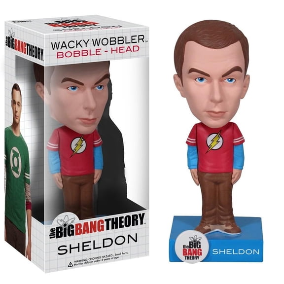 Sheldon Bobble Head Green Lantern T-Shirt Wacky Wobbler