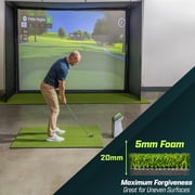 GoSports Golf Hitting Training Mat - ELITE 5 x 4 ft - 5 mm Artificial Turf Training Indoor/Outdoor Swing Practice