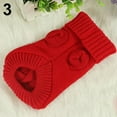 thumbnail image 6 of Frogued Pet Puppy Dog Cat Lovely Winter Warm Cable Knit Sweater Jumper Pet Clothes (Orange,M), 6 of 8