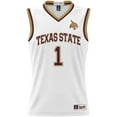 thumbnail image 2 of Unisex GameDay Greats #1 White Texas State Bobcats Lightweight Basketball Jersey, 2 of 4