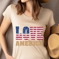 thumbnail image 4 of Love America Independence Day Tee - USA Flag 4th of July Patriotic T-Shirt for Men and Women, 4 of 6