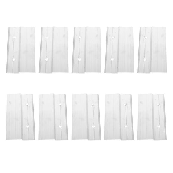 OULII Silver 5 Pairs French Cleat Picture Hangers 3.89X1.93X0.20In for Shelf Mounting and Wall Decor
